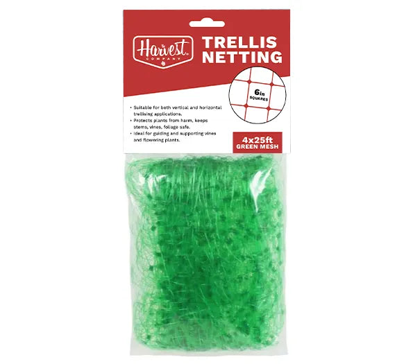 33322 The Harvest Company Green Trellis Netting 4ft