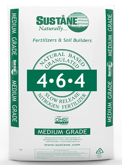 Sustane Early 4-6-4 Fall Turf Starter and Overseeder 30 lb. Bag