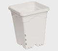 3777 Square White 6" x 6" 8" HF