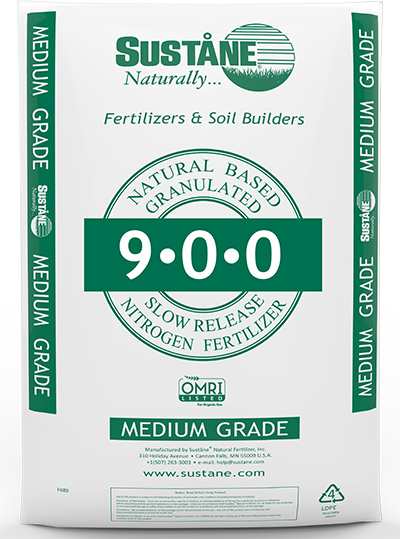 Sustane Spring Weed & Feed 9-0-0 30 lb. Bag.