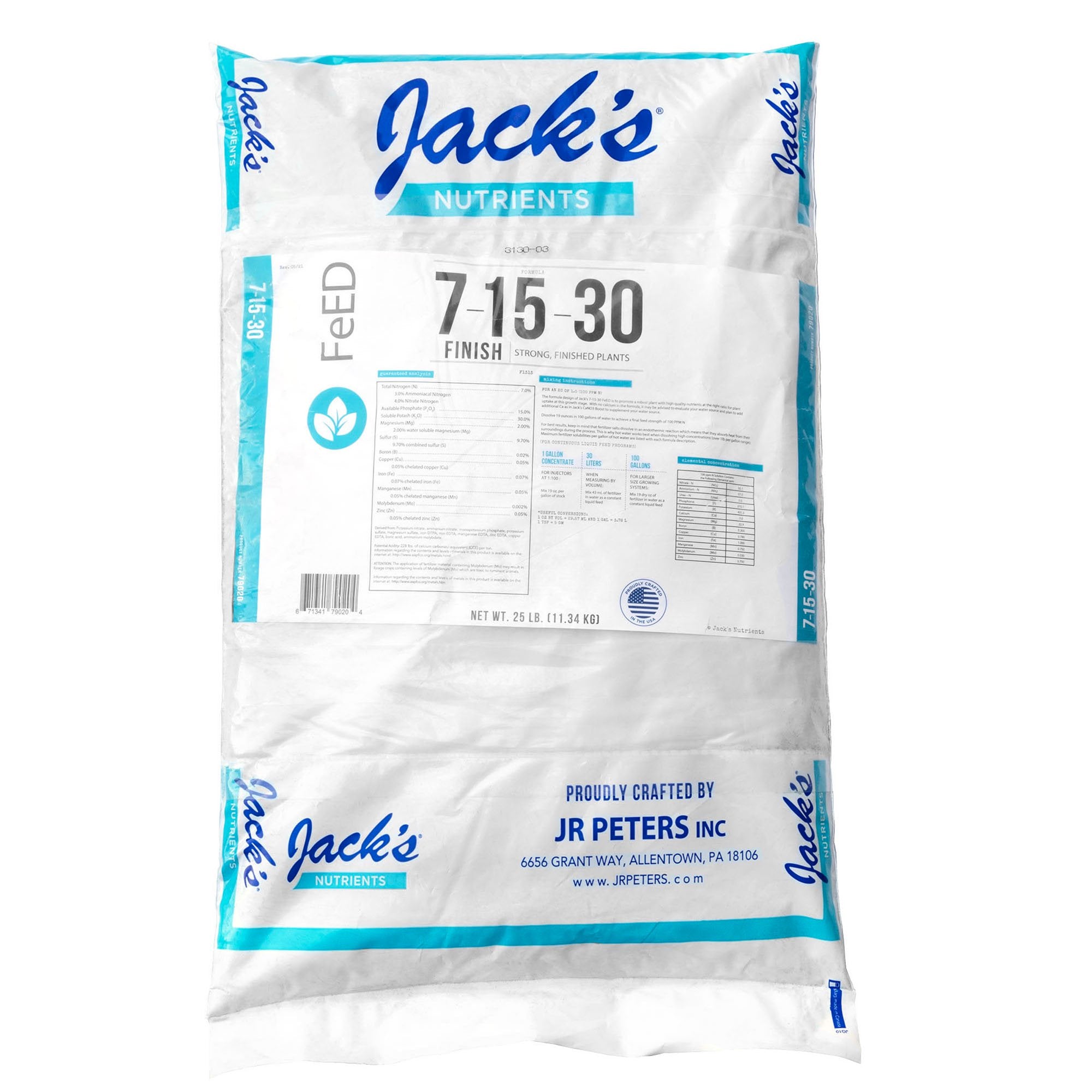 18146 Jack's 7-15-30 FINISH 25 lbs