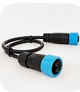 FLC#81 Fluence ACAdapter,M19 to Wieland Grn,6IN,SP