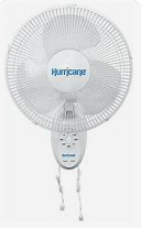 Hurricane supreme Oscillation wall mount fan 16"